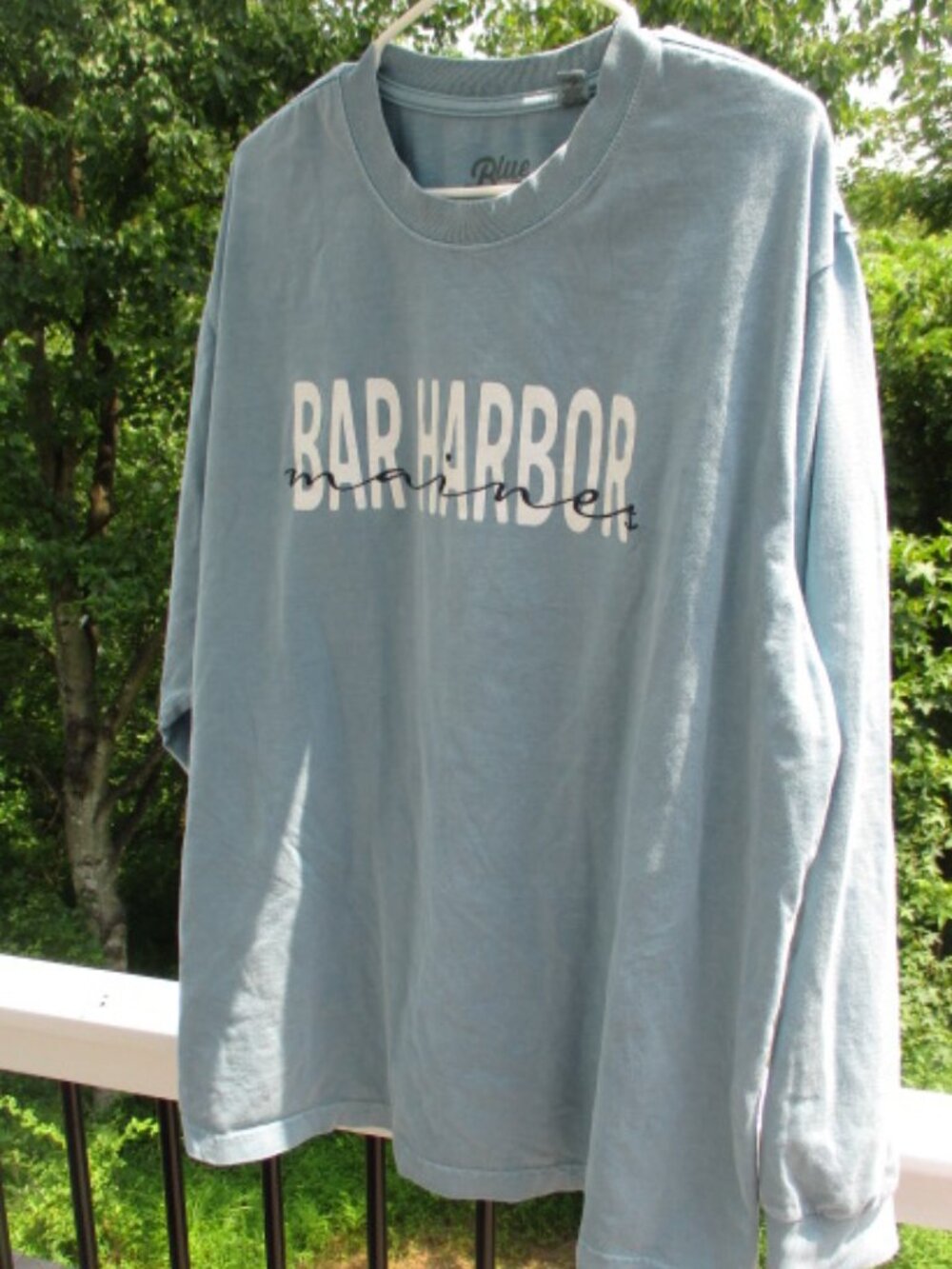 Bar Harbour Maine BLue Sweatshirt XLarge